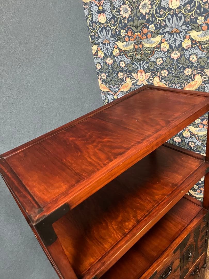 民芸調家具 棚 ラック 和箪笥 インテリア 昭和レトロ 当時物