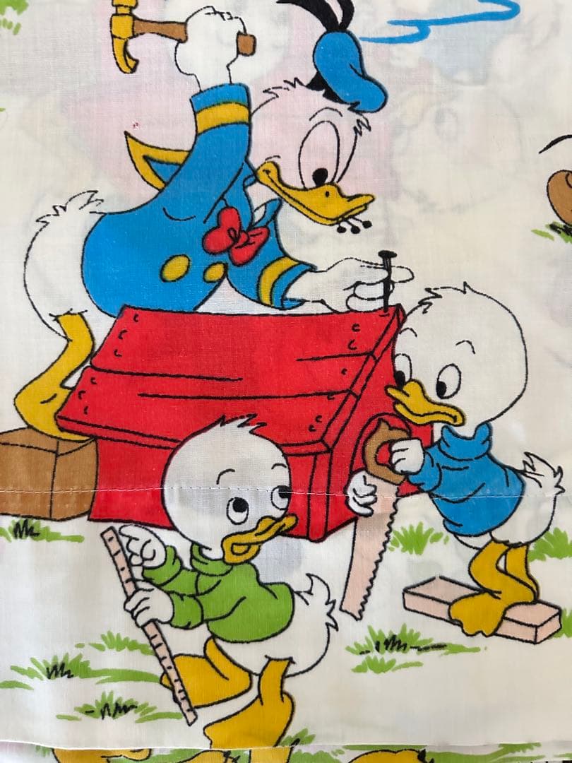 ヴィンテージフラットシーツ⭐︎ディズニーリメイク⭐︎ミッキーDisneyビンテージ