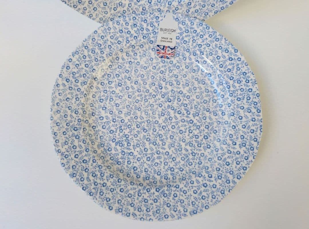 バーレイ　ブルーフェリシティ　プレート　21.5cm２枚