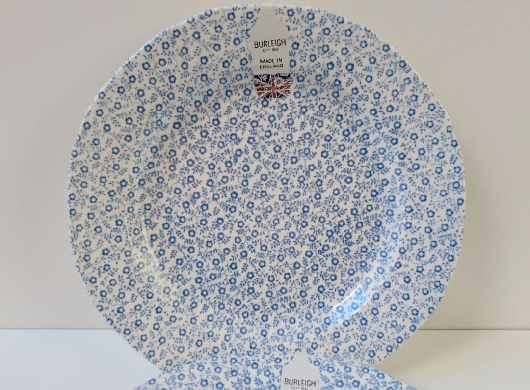 バーレイ　ブルーフェリシティ　プレート　21.5cm２枚