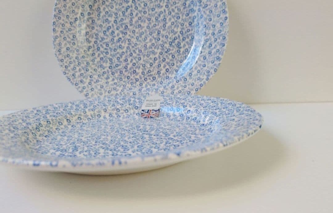 バーレイ　ブルーフェリシティ　プレート　21.5cm２枚