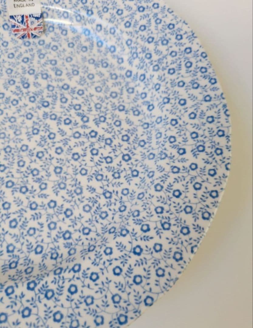 バーレイ　ブルーフェリシティ　プレート　21.5cm２枚