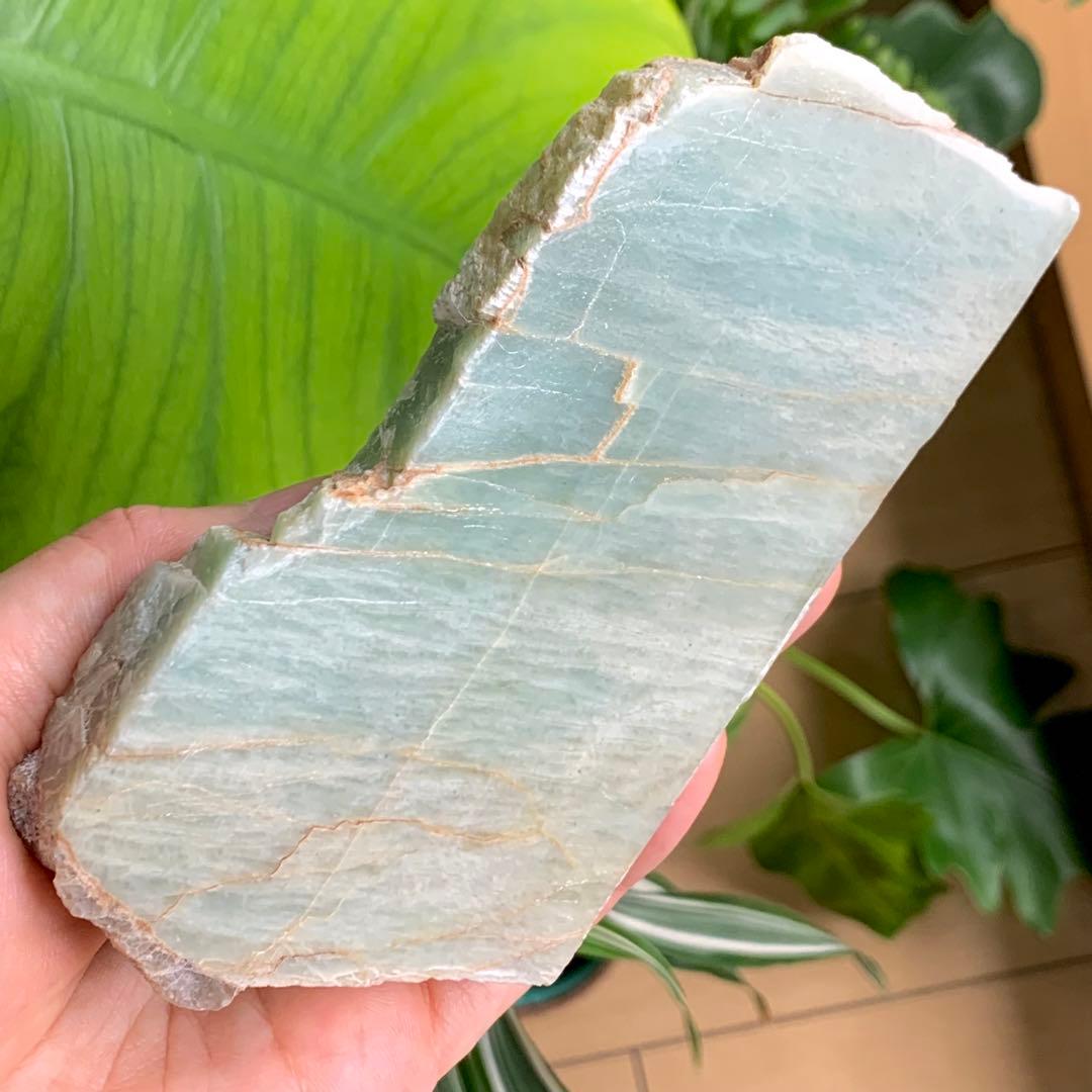 レア！　ガーニエライト　プレート　スラブ　天然石　原石