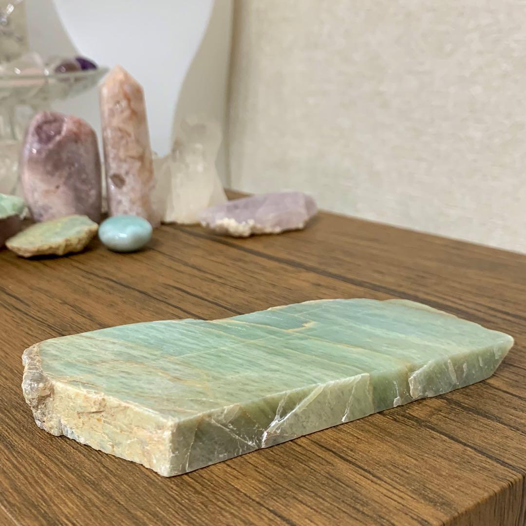 レア！　ガーニエライト　プレート　スラブ　天然石　原石