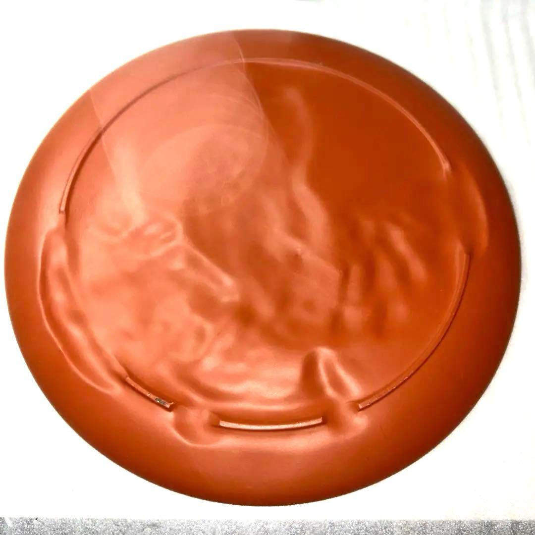 【昭和レトロ】鋳物 松田隆司 鶏の丸盆