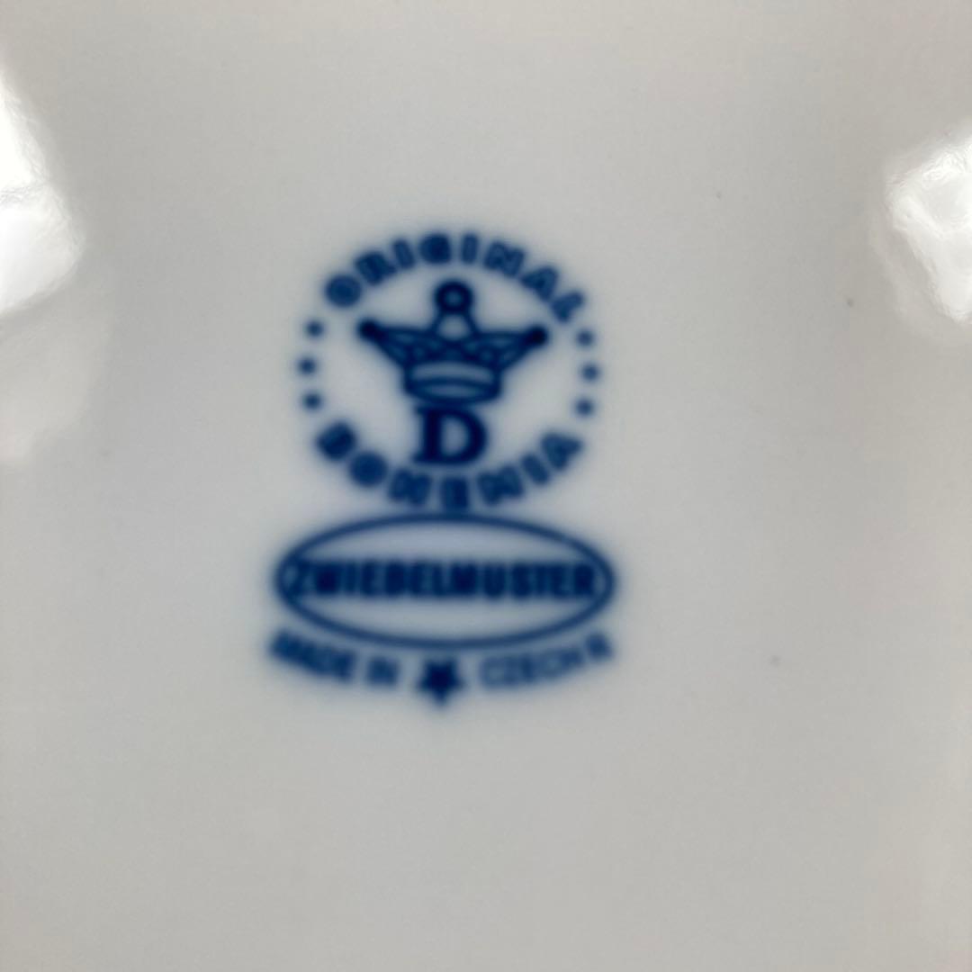 カールスバード　ブルーオニオン　プレート　ツヴィーベルムスター　パスタ　カレー