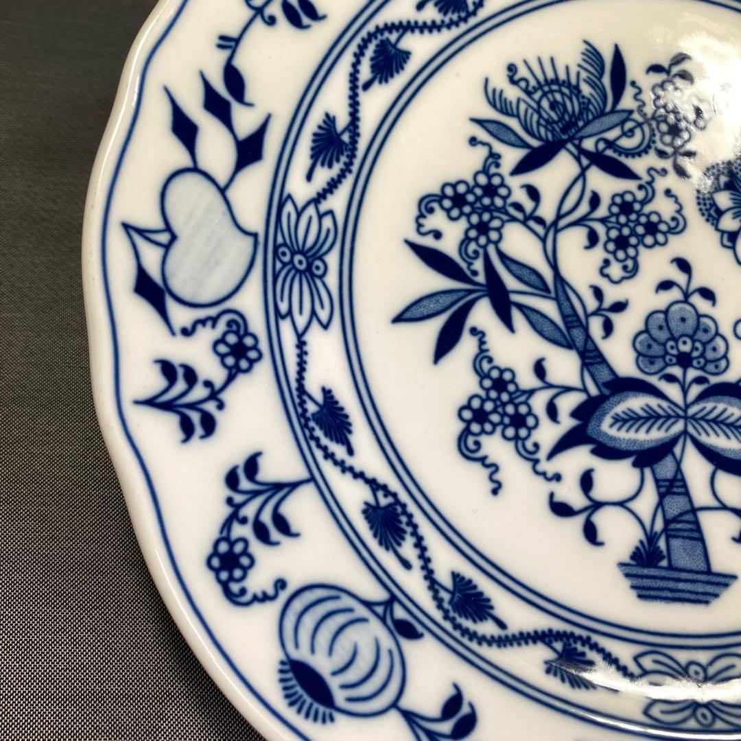 カールスバード　ブルーオニオン　プレート　ツヴィーベルムスター　パスタ　カレー