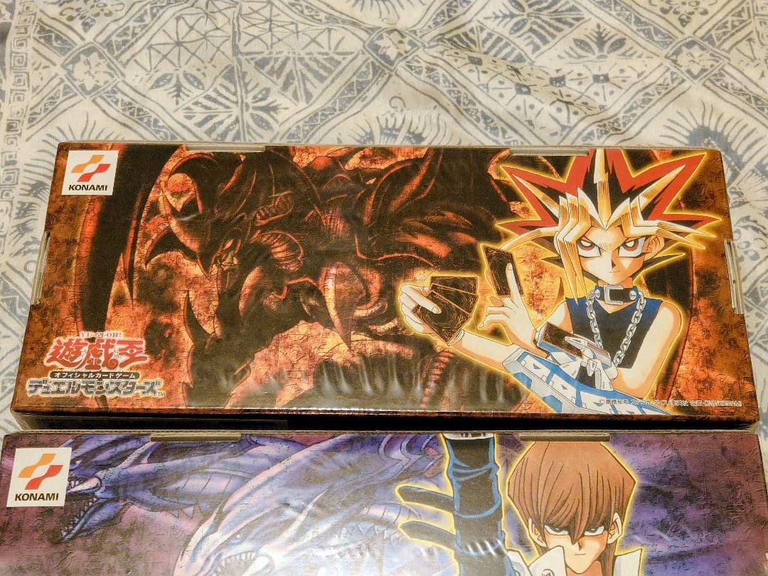 遊戯王 ocg ストックケース 3個 闇遊戯 海馬 城之内 ストレージケース