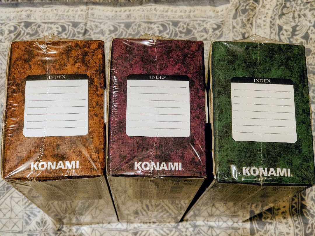 遊戯王 ocg ストックケース 3個 闇遊戯 海馬 城之内 ストレージケース