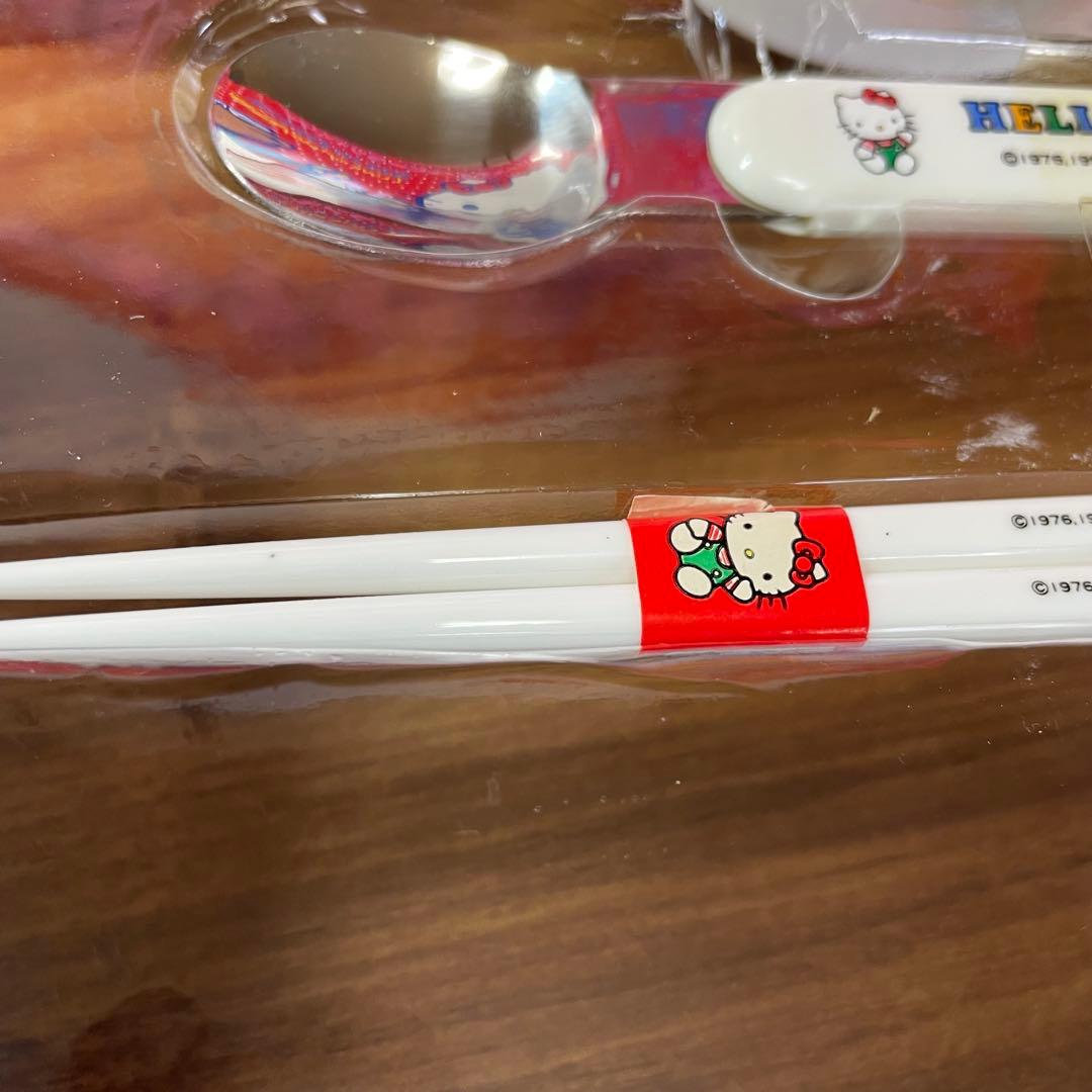 【日本限定】未使用 1986年 ハローキティ ベビーランチセット 箱付