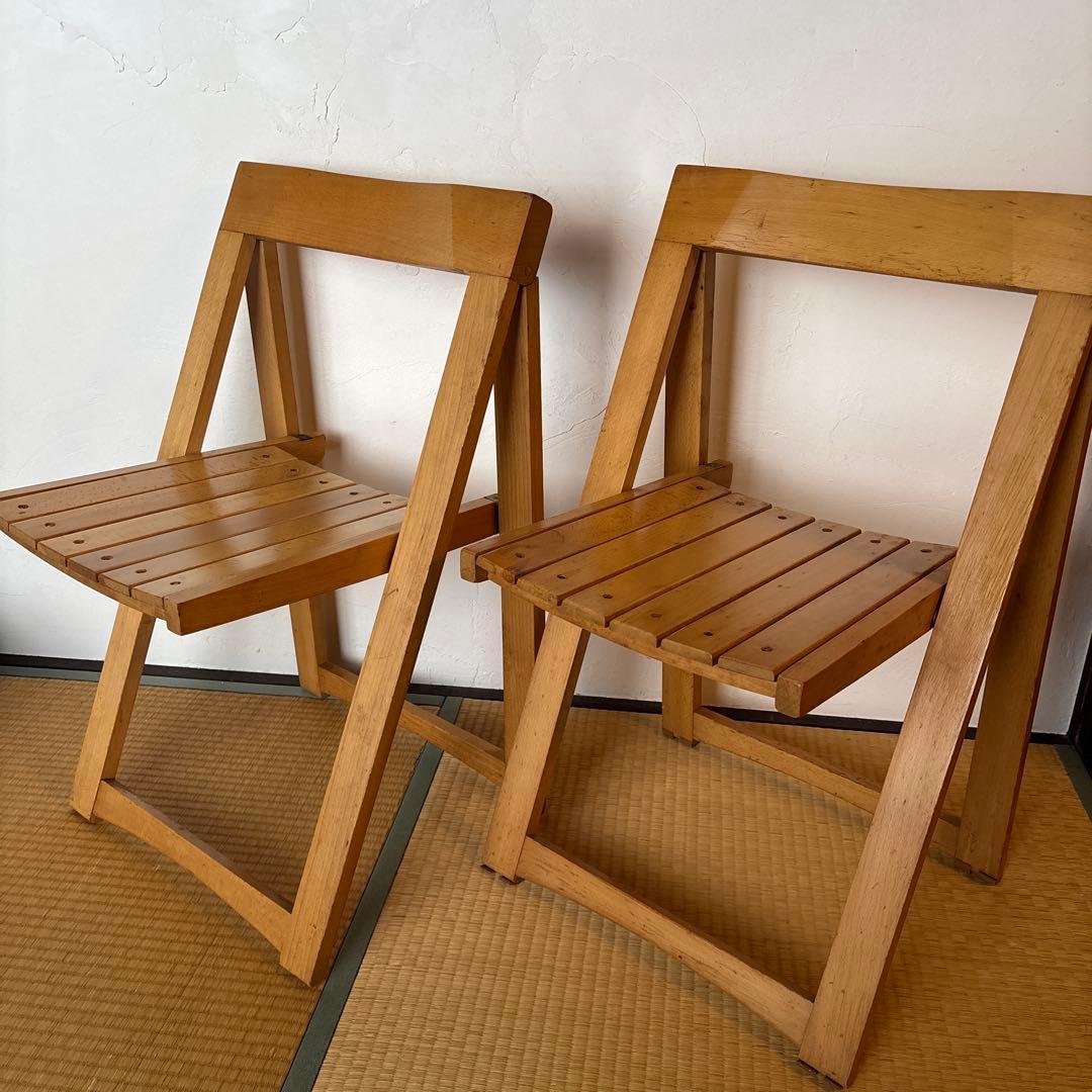 【2脚】Aldo Jacober Trieste フォールディングチェア ②