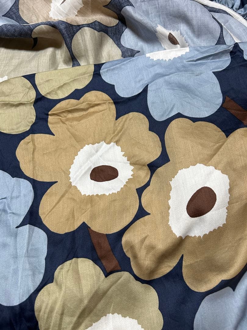 マリメッコ　ボックスシーツ　布　生地　marimekko ウニッコ