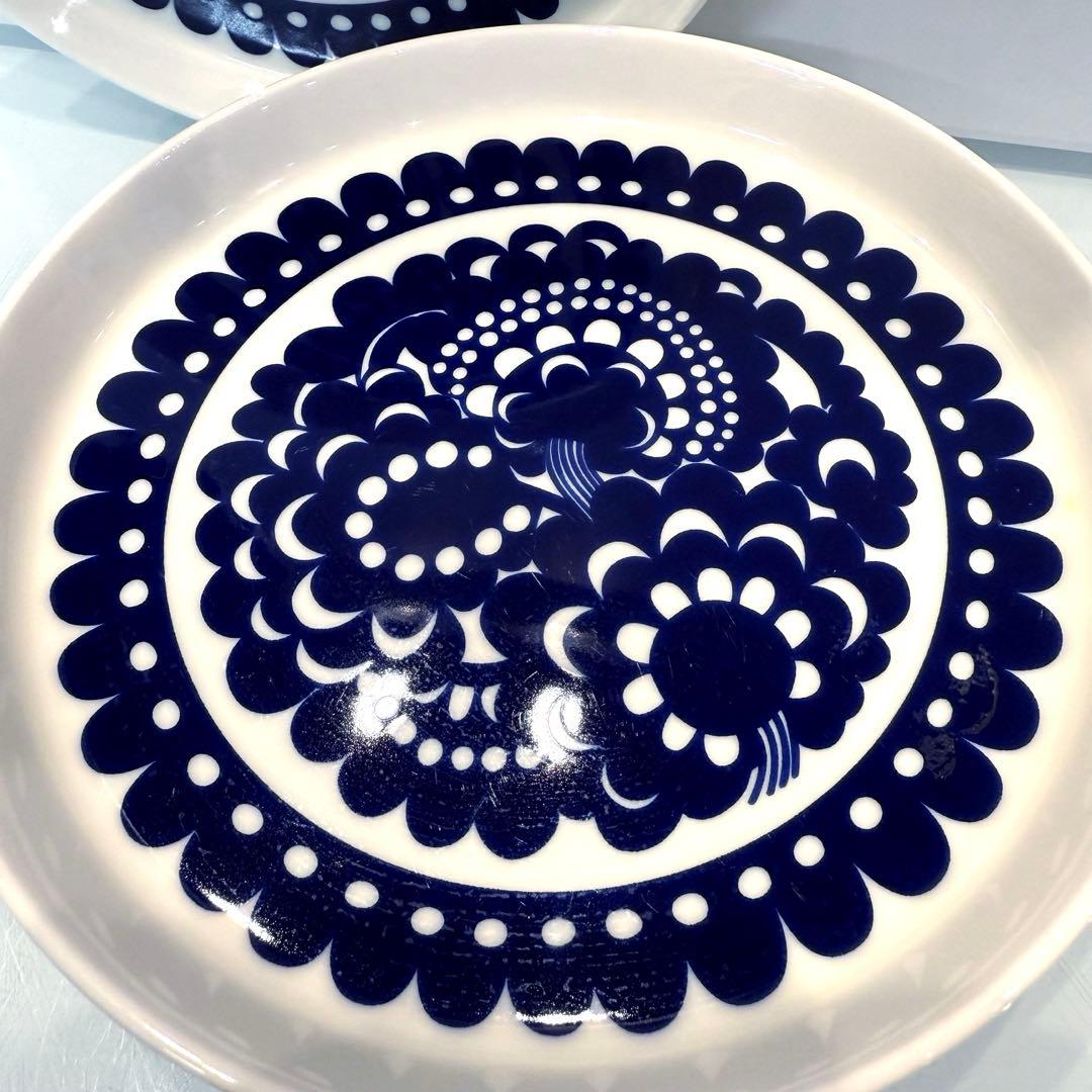 パンダ0106☆美品【イッタラ】アラビア エステリ プレート19cm×4点