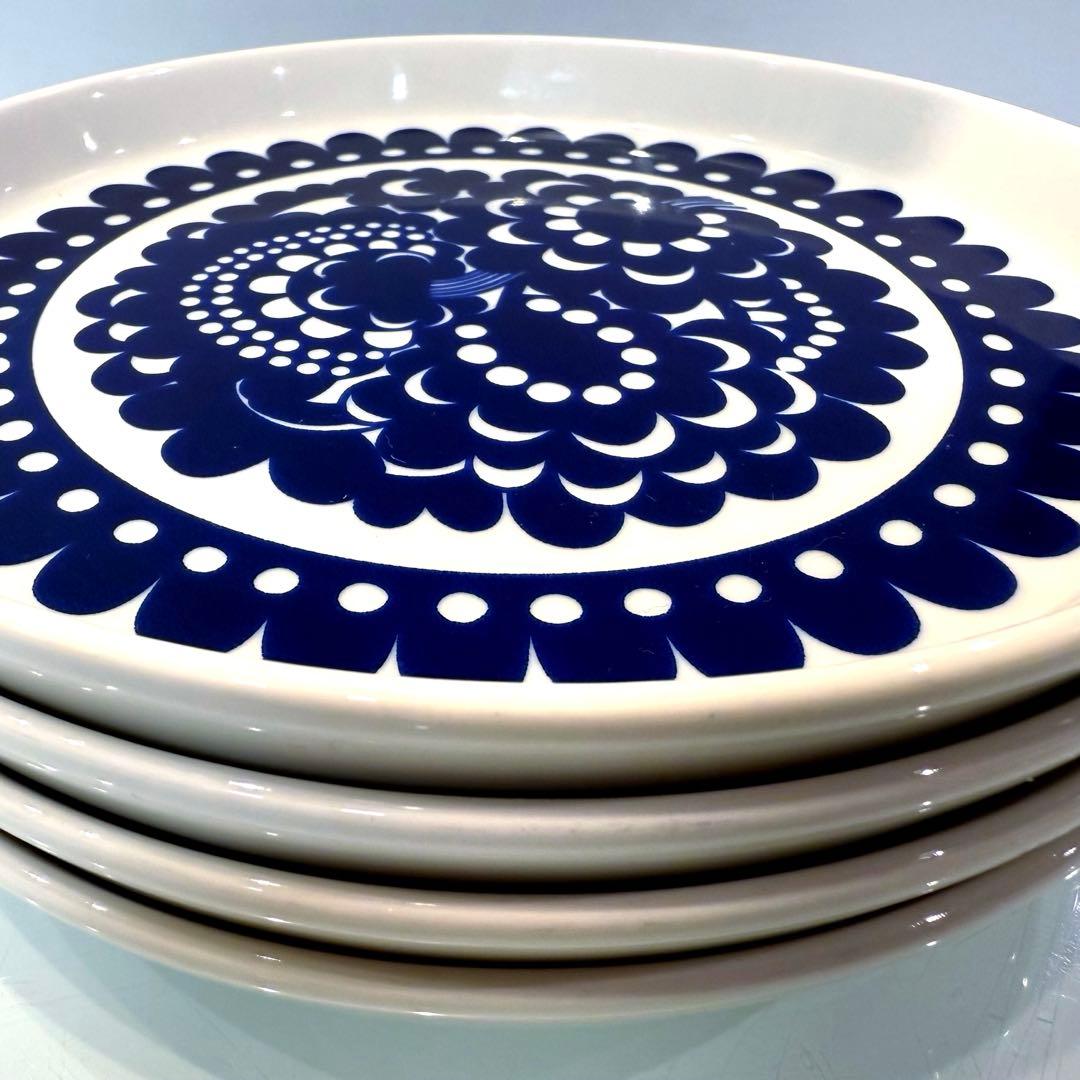 パンダ0106☆美品【イッタラ】アラビア エステリ プレート19cm×4点