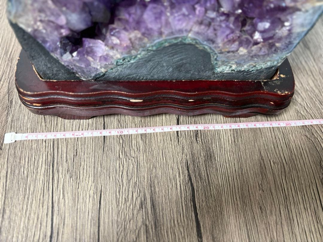 アメジストドーム 天然石 パワーストーン 置物 玄関 一点物 厄除け 瞑想