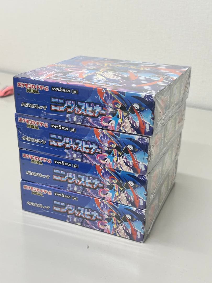 ポケモンカードニンジャスピナー 4BOXシュリンクあり