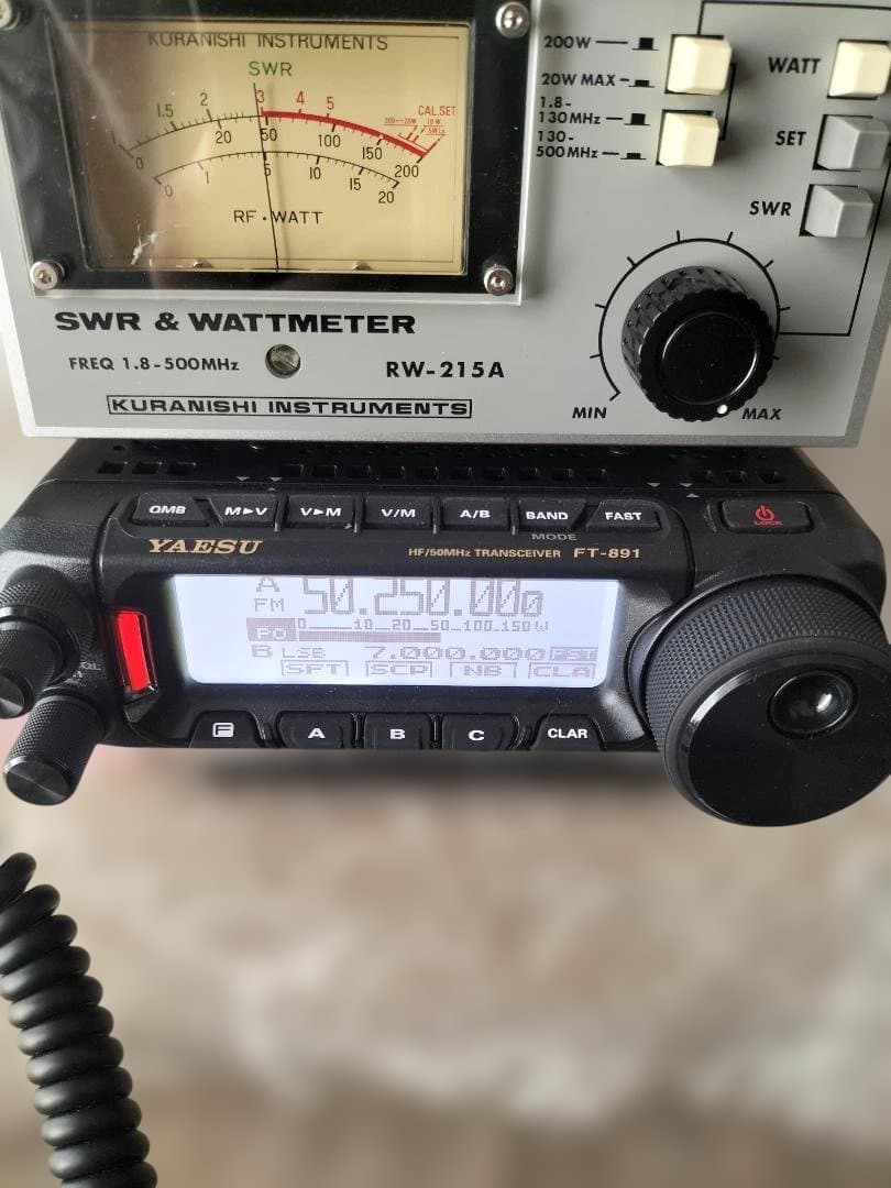 YAESU 八重洲 HF/50MHz帯オールモード FT-891M 美品