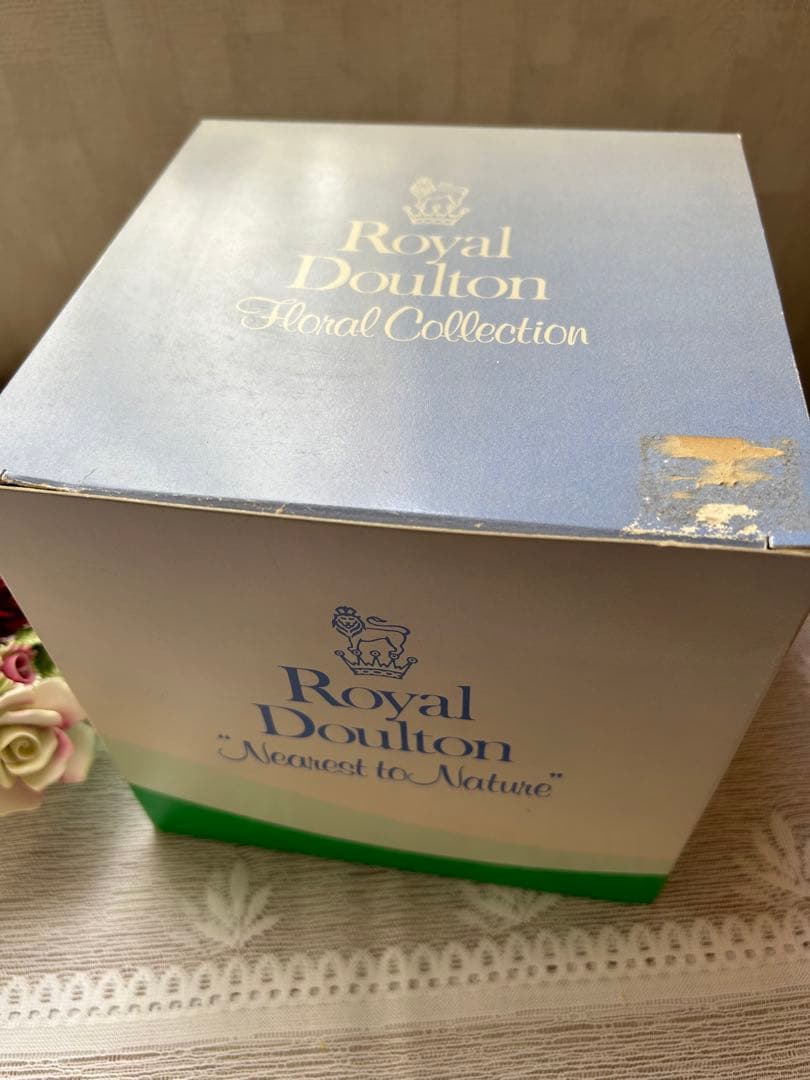 新品⭐︎ロイヤルドルトン バラの陶花 バスケット 花かご