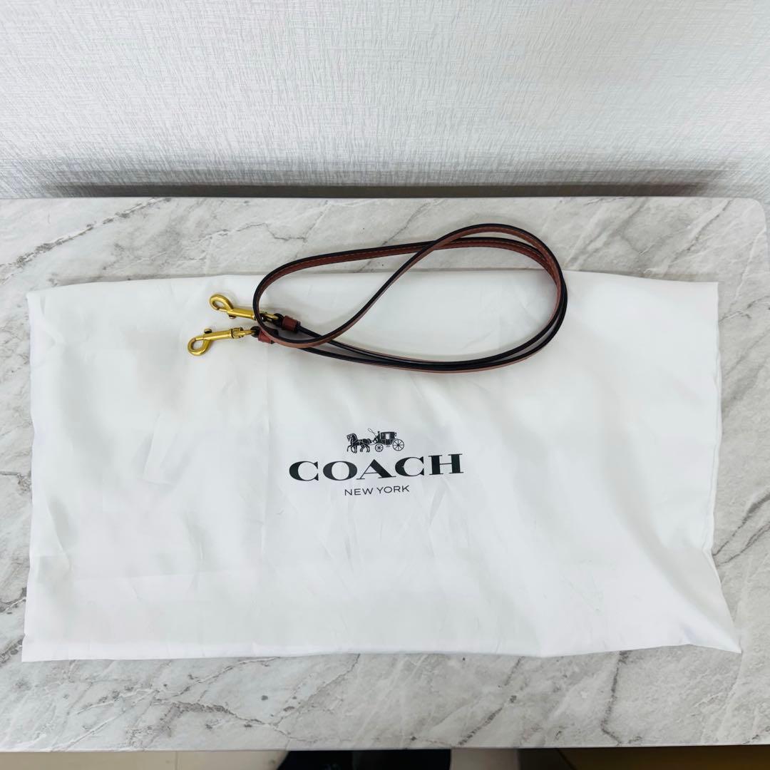 ✨COACH✨コーチ✨エリス✨サッチェル✨シグネチャー柄✨ブラウン✨ハンドバッグ