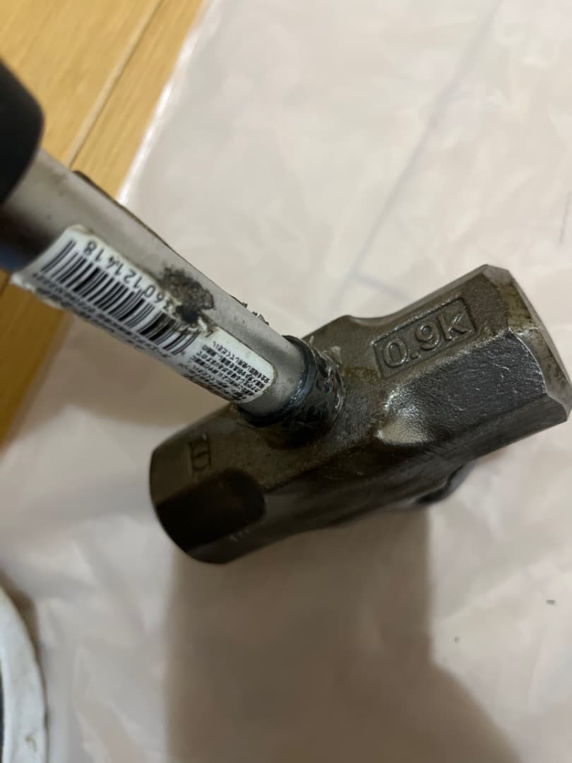 ハンマー0,9kg フック付DOGYU 日本メーカーになりますので⭐️