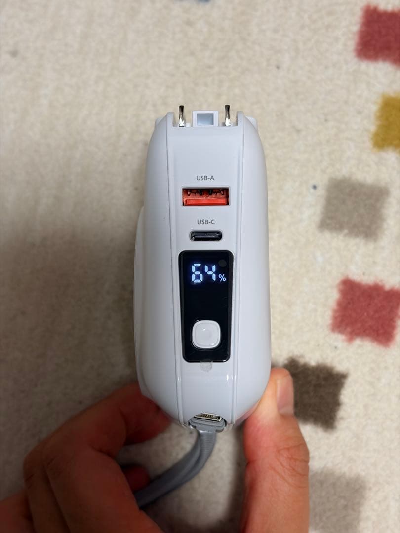 Philipsモバイルバッテリー コンセント一体型 15000mAh 大容量