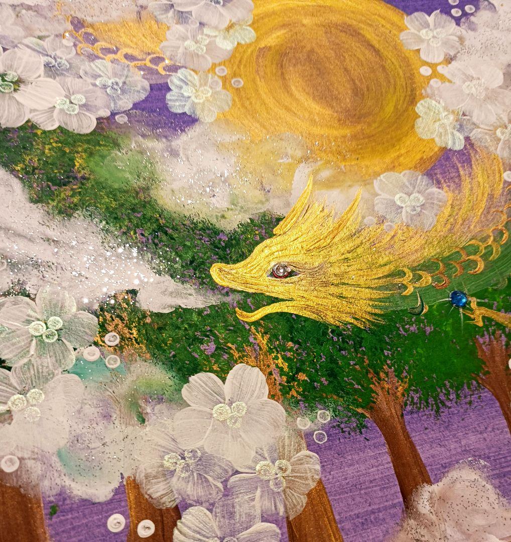開運絵画　『生龍』幻の龍様　龍繋