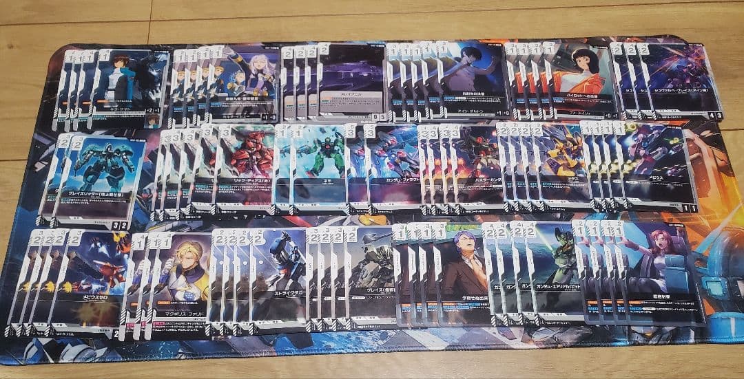 ガンダムカードゲーム プレイヤー引退品 構築済みデッキ6個 他