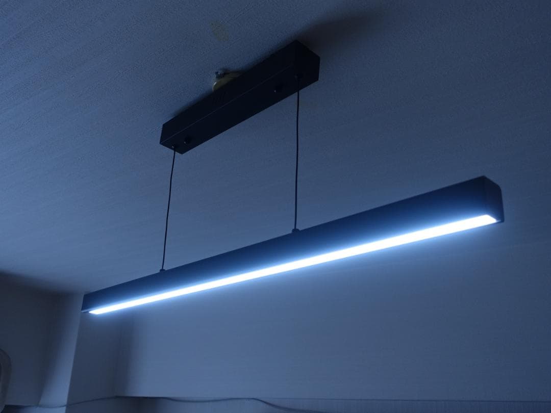 LED吊り下げライト　100cm　★調光＋調色＋リモコン＋スマホ操作