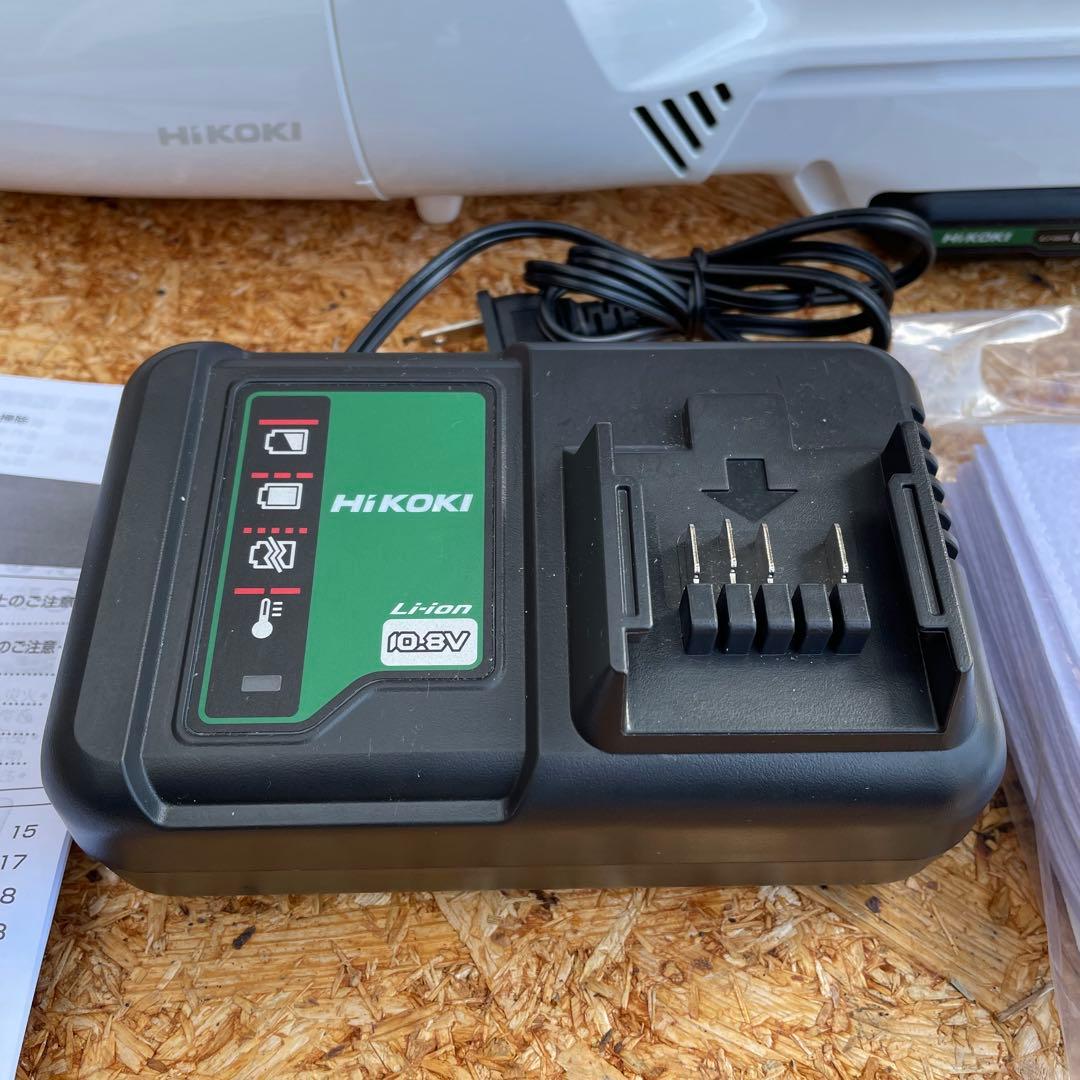 HIKOKI コードレスクリーナー ホワイト 10.8V バッテリー付き