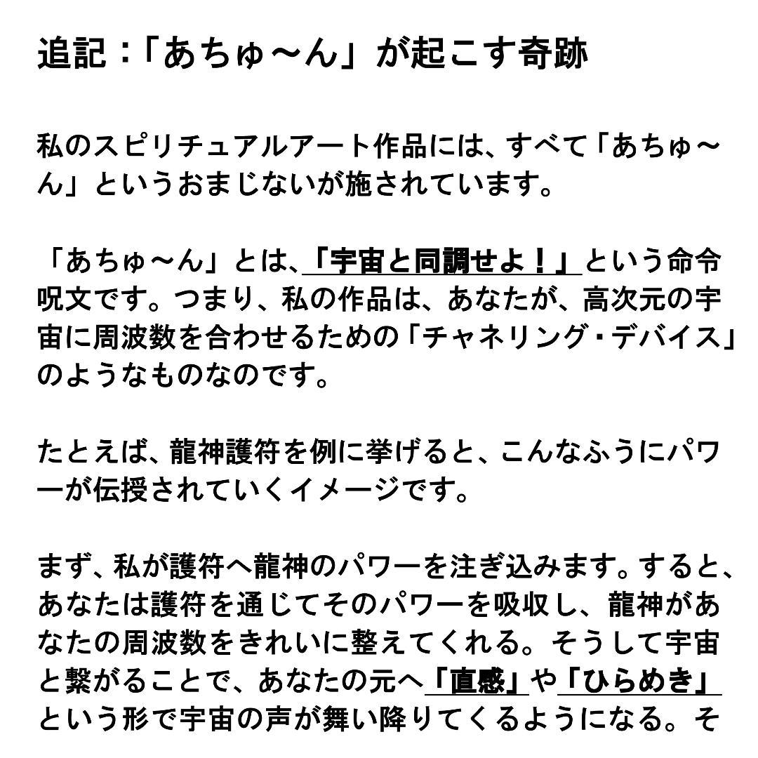 【新色・お披露目】【特大龍神護符】「赤金護符」の温もりを感じたいあなたへ※92