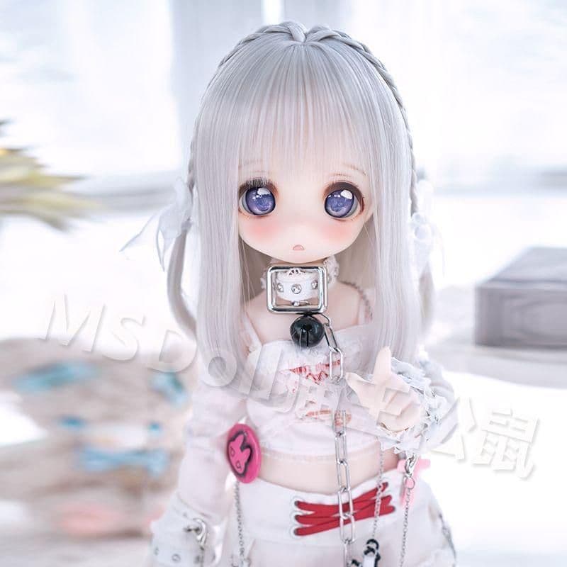 AS130 BJD 1/3 人形 ドール　用ウィッグ カツラ 耐熱 ハンドメイド