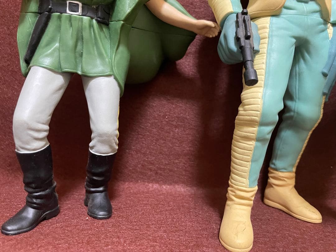 スターウォーズ star wars レイア姫 グリード ハンソロ ソフビ