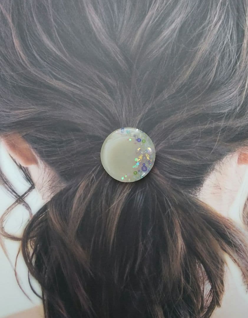 オーロラリボン 大人デザインヘアゴム