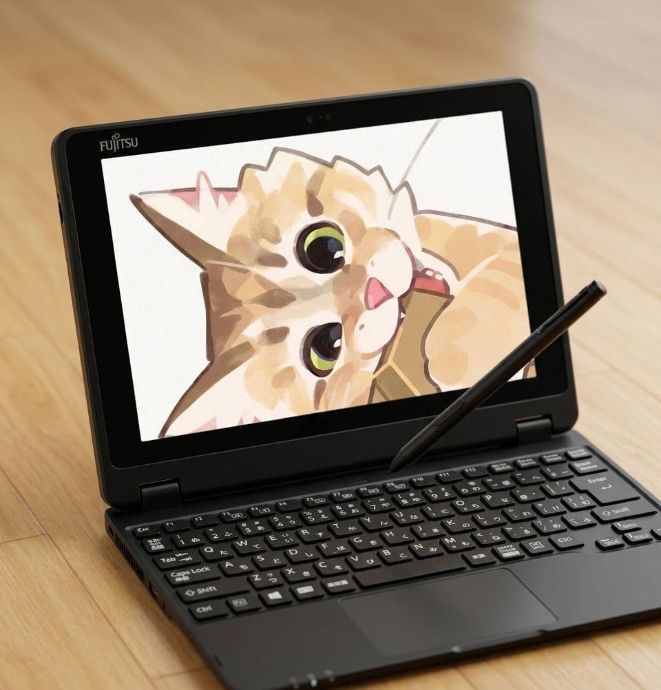 Fujitsu Arrows ブラック ノートPC
