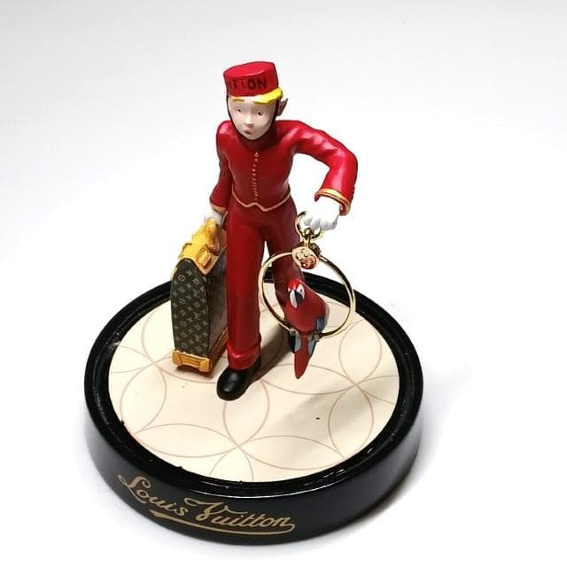 ルイヴィトン オブジェ スノードーム ページボーイ 非売品 置物 ベルボーイ