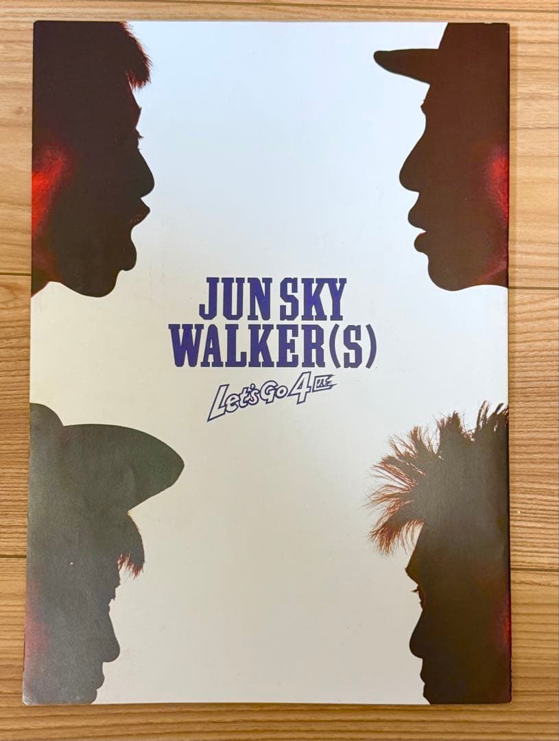 当時物　JUN SKY WALKER(S) ツアーパンフ3冊＆ステッカー セット