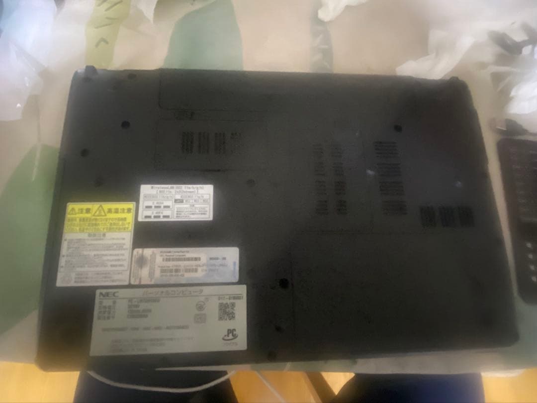 NECノートパソコン 中古ジャンク品 Core i7 16GB SSD256GB