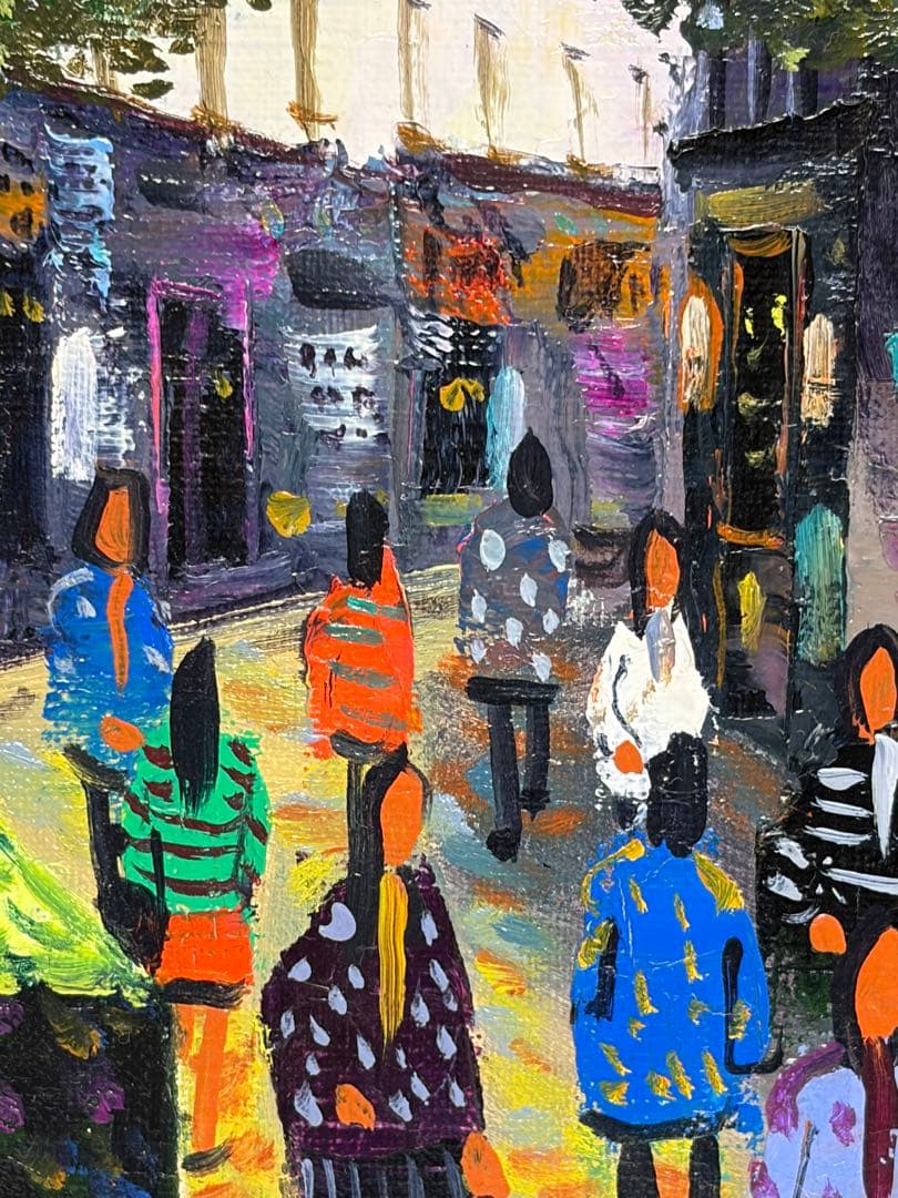 油彩画 パリの風景 Ｆ８