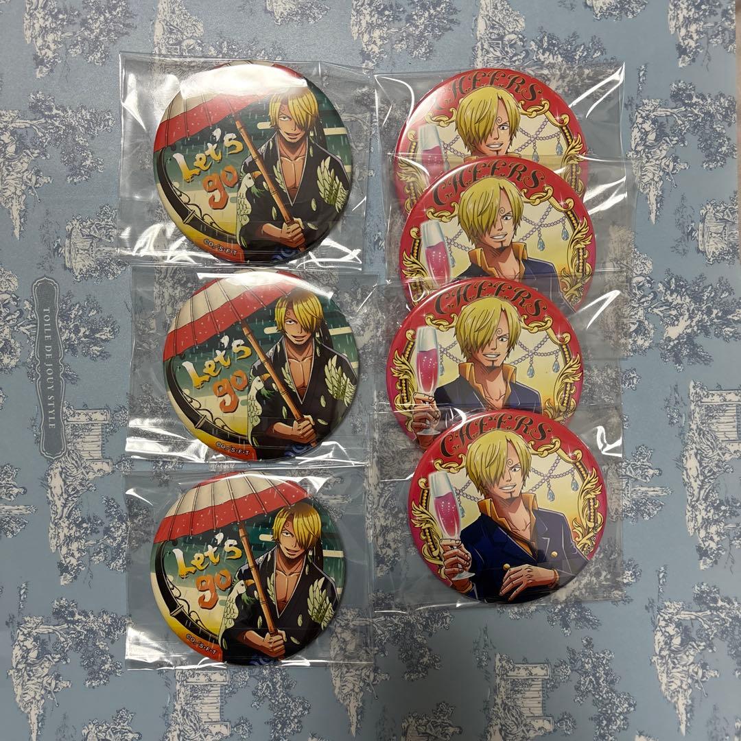 【バラ売り可】　ONE PIECE サンジ　輩缶バッジ
