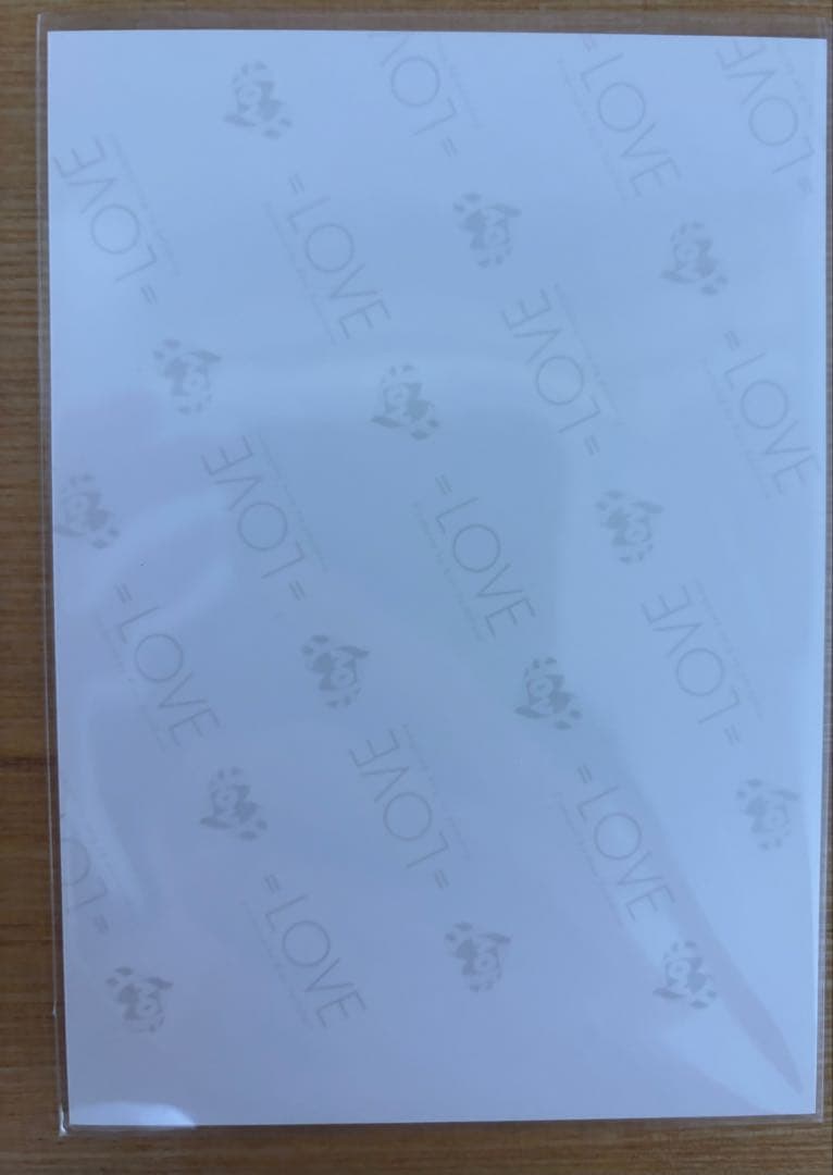 =LOVE 生写真　音嶋莉沙　絶対アイドル辞めないで　直筆