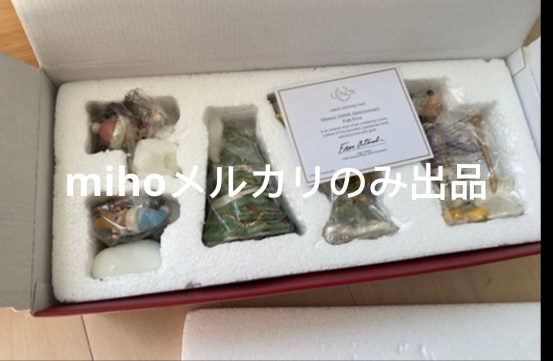 美品　LENOX レノックス ディズニー100周年記念フィギュア 5個セット