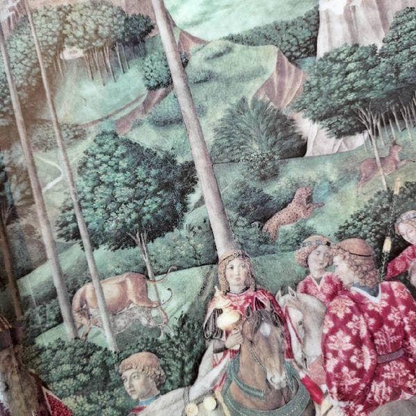 イタリア ヴィンテージ 未使用 melel ルネサンス アート トレイ お盆