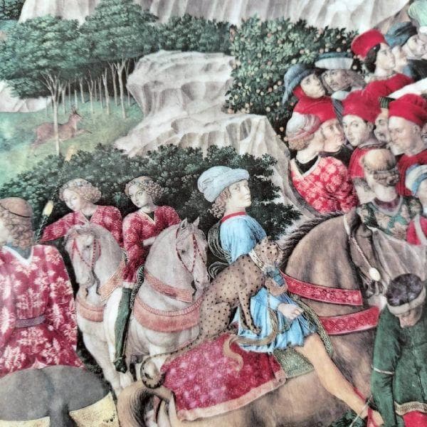 イタリア ヴィンテージ 未使用 melel ルネサンス アート トレイ お盆