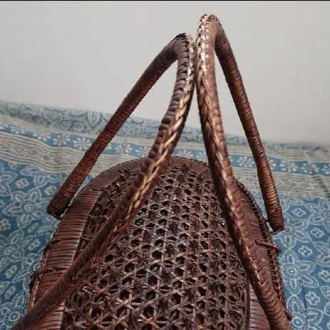 ビンテージ☆タイ製トゲトゲカゴバッグ