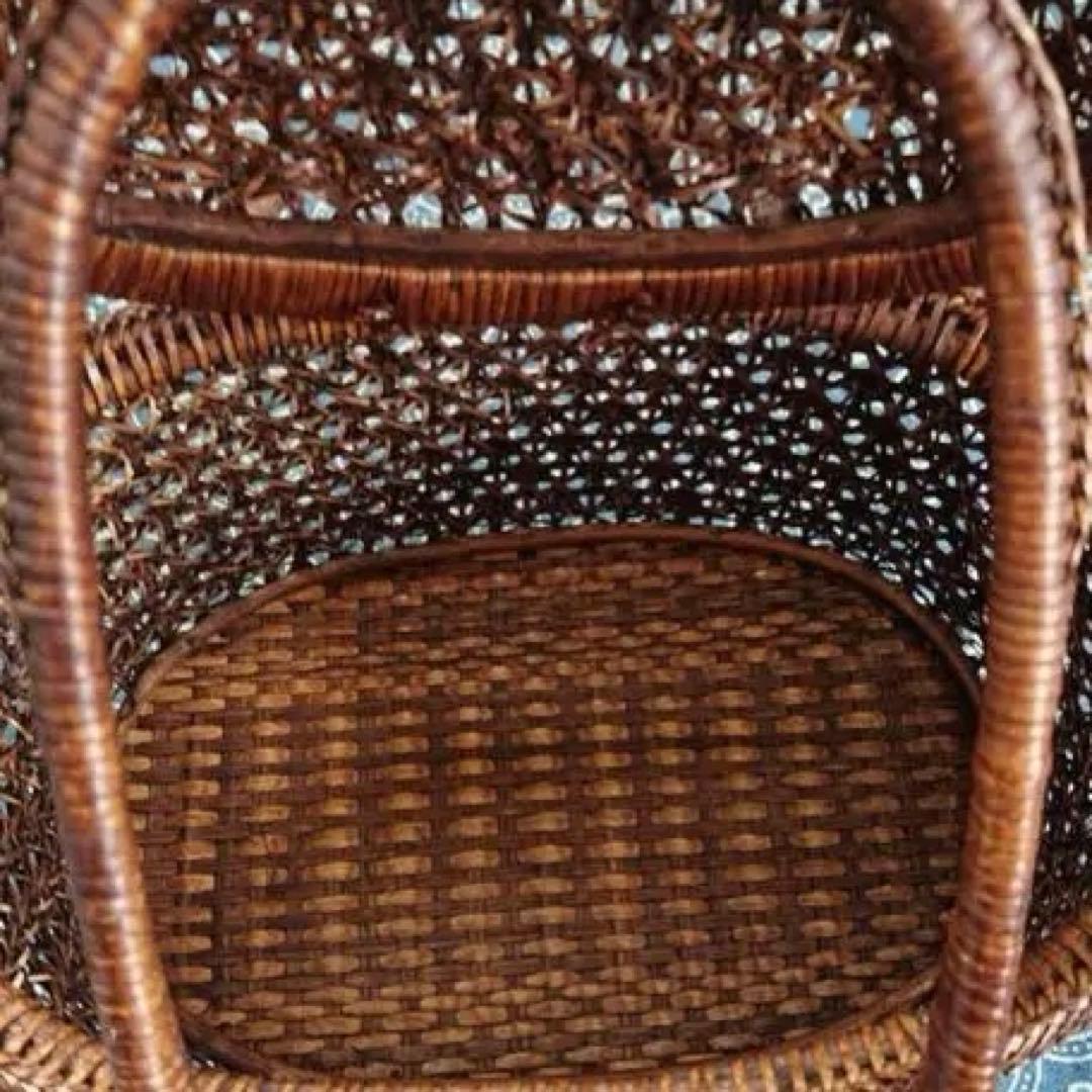 ビンテージ☆タイ製トゲトゲカゴバッグ