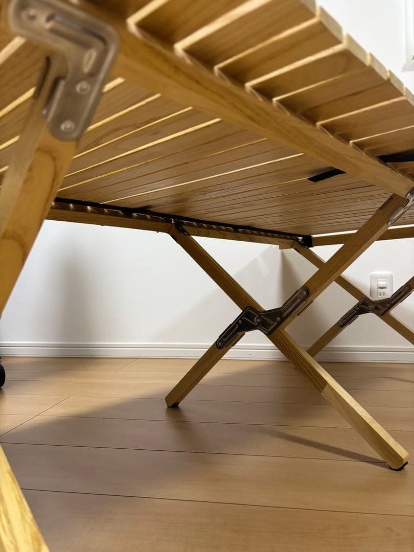 アウトプットライフ　ウッド ロールトップテーブル(L) OUTPUTLIFE