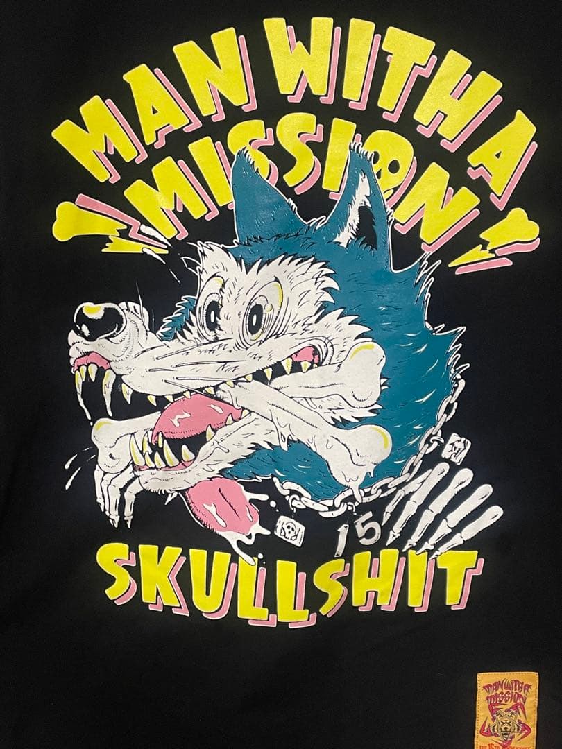 n*a様 マンウィズアミッション×SKULLSHIT 15周年コラボロンT 新品
