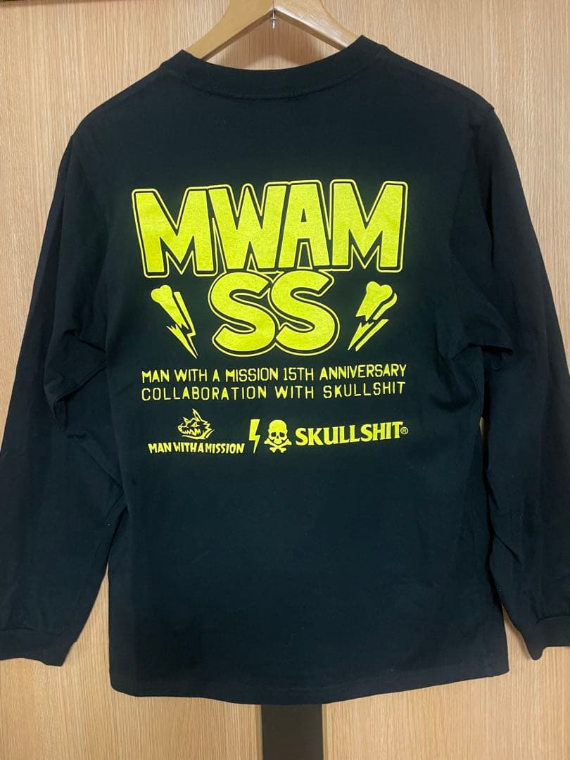 n*a様 マンウィズアミッション×SKULLSHIT 15周年コラボロンT 新品