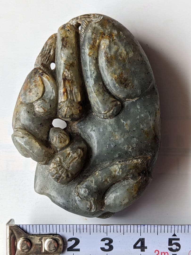 ⭐中国清時代 麒麟 文鎮 文房四宝 玉石文化 古玉 根付け 古美術品 骨董品