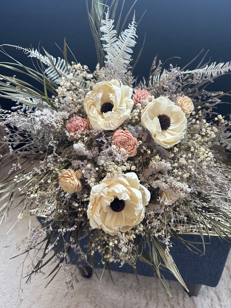 ドライフラワーアレンジメント・ウェディングブーケ